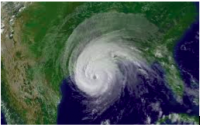 Hurricane Rita hits the Gulf Coast