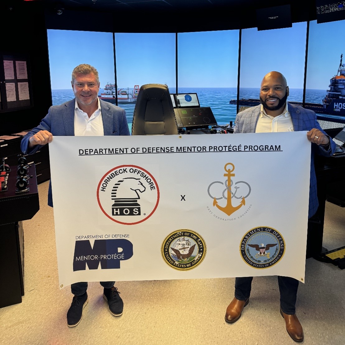 HORNBECK OFFSHORE ANNOUNCES U.S. NAVY MENTOR PROTÉGÉ AGREEMENT WITH  NGL